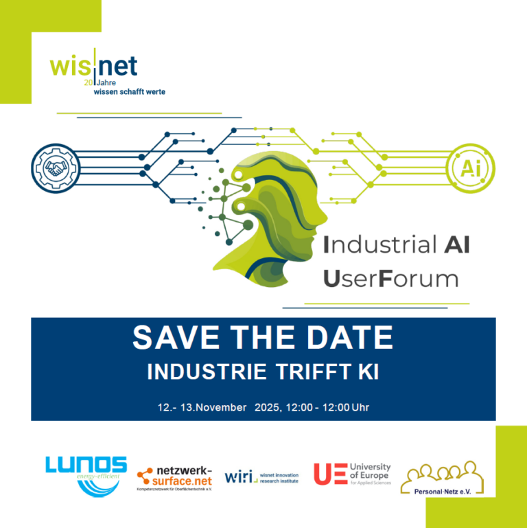 Save The Date: Industrie triff KI